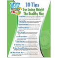 10 Tips for Losing Weight the Healthy Way Laminated Poster